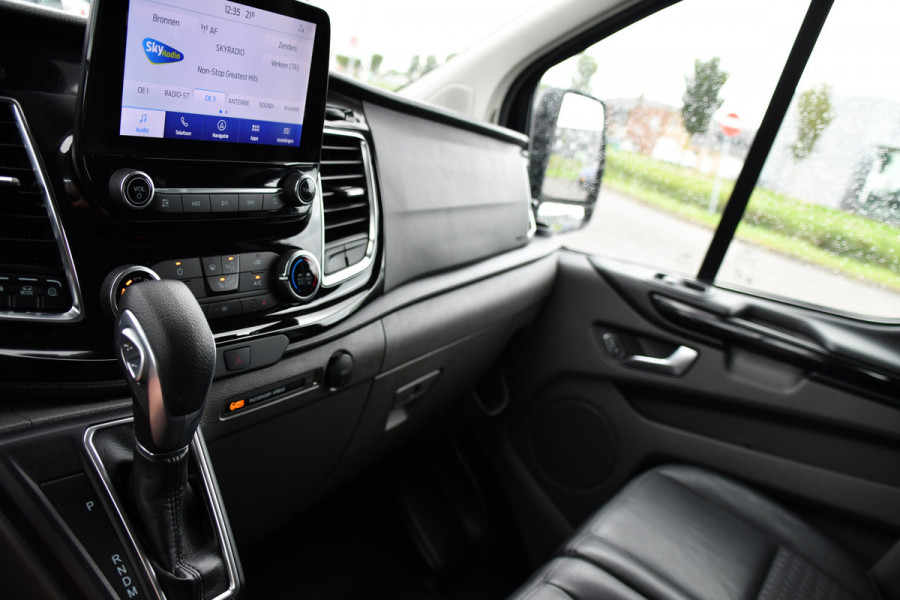 Ford Transit Custom 320 2.0 TDCI L1H1 Sport Adaptieve Cruise, Camera, Carplay, Leder, 2 x Schuifdeur, LED, Automaat, Stoelverwarming, Uniek!