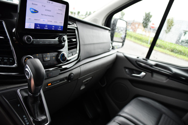 Ford Transit Custom 320 2.0 TDCI L1H1 Sport Adaptieve Cruise, Camera, Carplay, Leder, 2 x Schuifdeur, LED, Automaat, Stoelverwarming, Uniek!