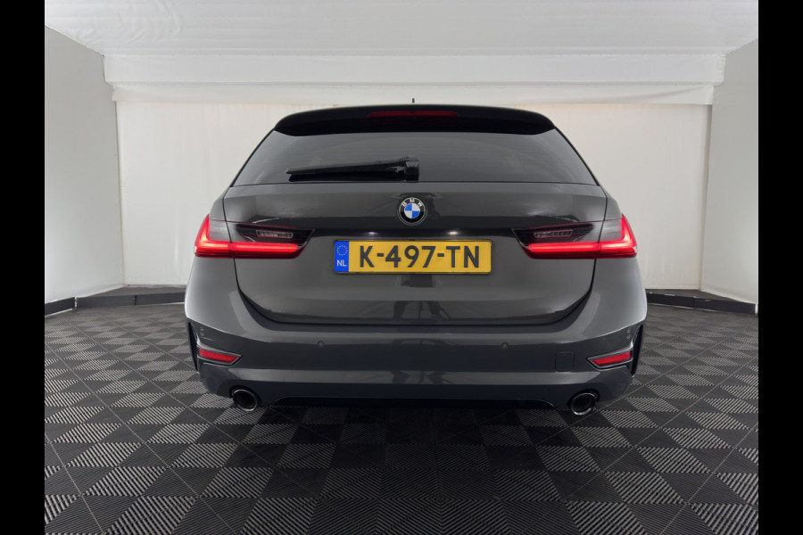 BMW 3 Serie Touring 330e Sportline High Executive (Plug-in) {SoH-91%} (INCL-BTW) Aut. *LEATHER | FULL-LED | HEATED-SPORTSEATS | HIFI-SOUND | NAVI-FULLMAP | DAB+ | DIGI-COCKPIT | PRIVACY-GLASS | AMBIENTLIGHT | ECC | PDC | CRUISE | SHIFT-PADDLES | 19"ALU*