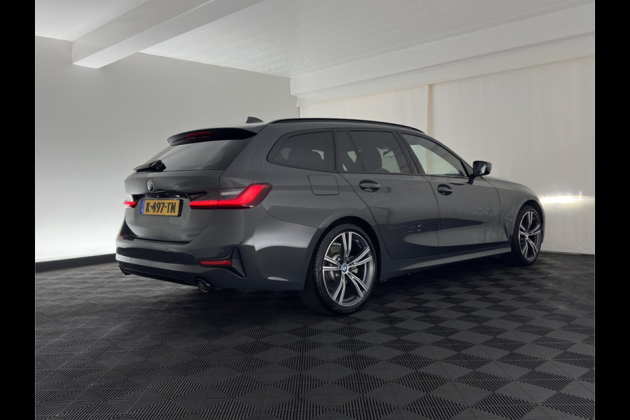 BMW 3 Serie Touring 330e Sportline High Executive (Plug-in) {SoH-91%} (INCL-BTW) Aut. *LEATHER | FULL-LED | HEATED-SPORTSEATS | HIFI-SOUND | NAVI-FULLMAP | DAB+ | DIGI-COCKPIT | PRIVACY-GLASS | AMBIENTLIGHT | ECC | PDC | CRUISE | SHIFT-PADDLES | 19"ALU*
