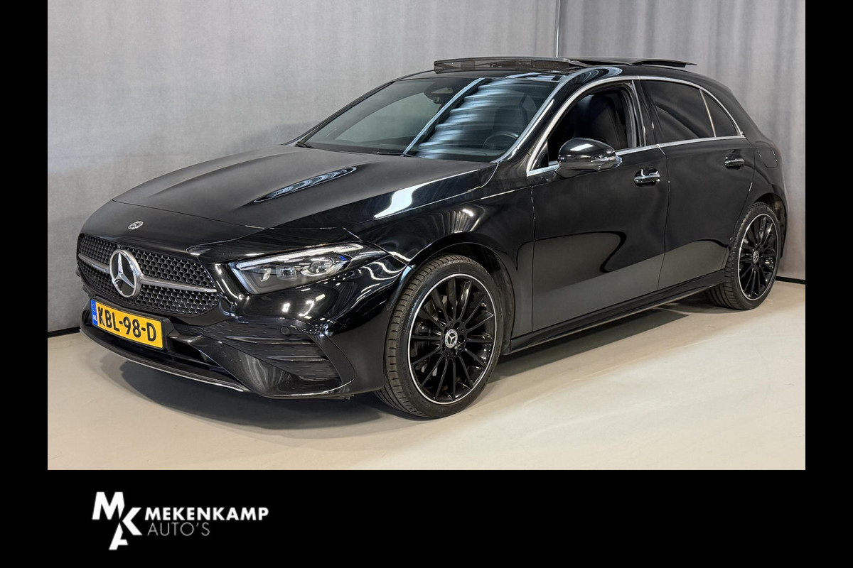 Mercedes-Benz A-Klasse 250 e AMG Line 18"/SOH 93%/Panoramadak/Head-up/Memory l+r/Stoel + stuurverwarming/Matrix LED/360 camera/Keyless/Dodehoek/Apple Carplay & Android Auto