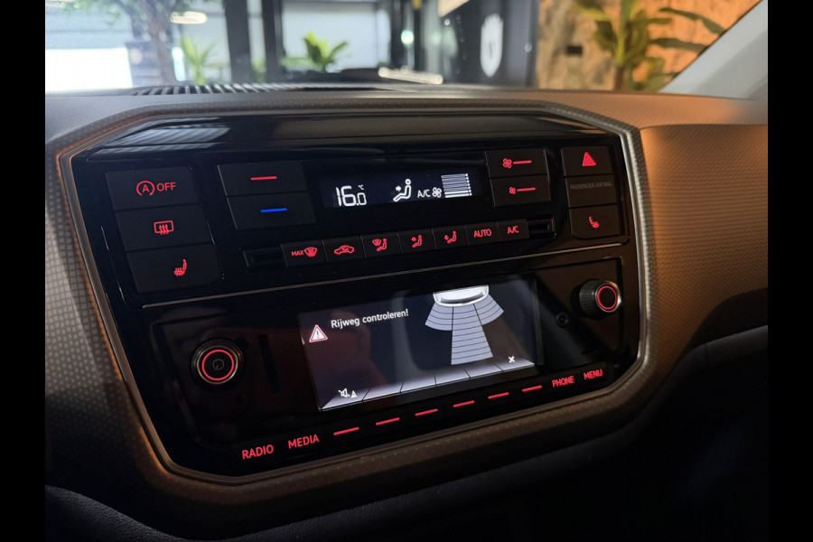 Volkswagen up! 1.0 BMT high up! Garantie|NAP|Dealeronderhouden|Half Leder|Stoelverw.|PDC|Cruise|LED|Rijklaar