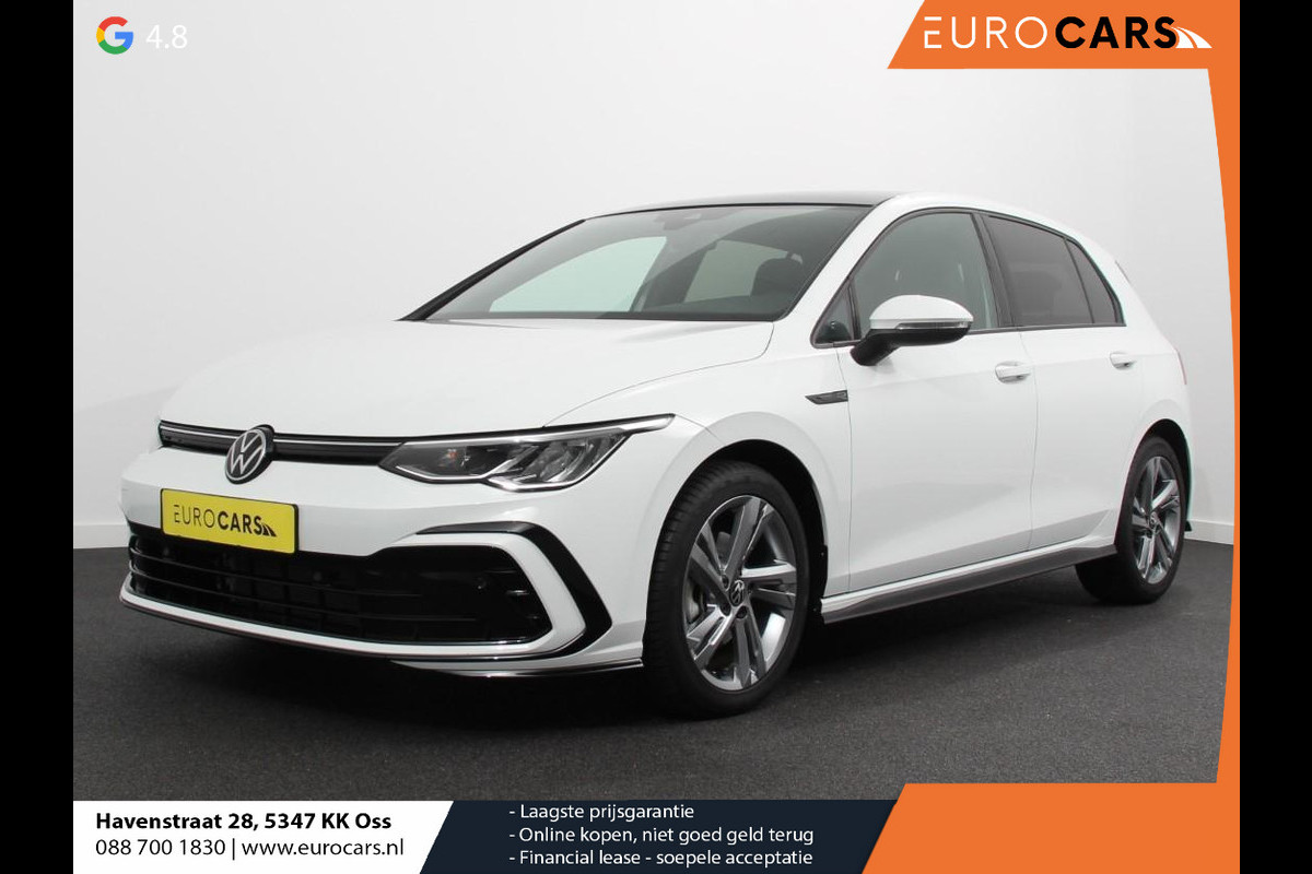 Volkswagen Golf 1.5 eTSI DSG R-Line Panorama dak Navigatie Apple Carplay/Android Auto Climate Control Camera Dab Extra Getint Glas Adaptive Cruise Control Virtual Cockpit Lichtmetalen Velgen