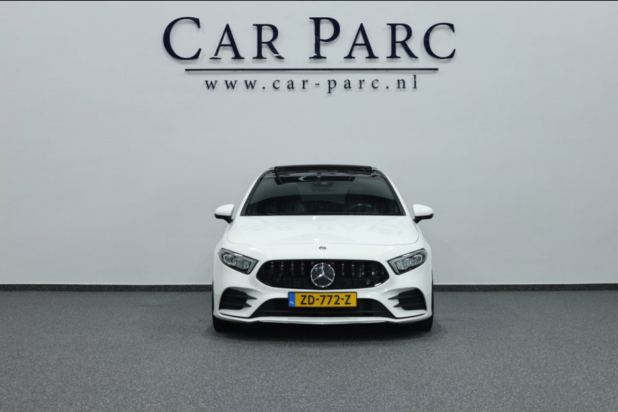 Mercedes-Benz A-Klasse 250 AMG Line LED/SFEER/PANO/HALF LEER+S.VERWARMING/19" LMV/PDC/CRUISE/ECC/12 MND GARANTIE!