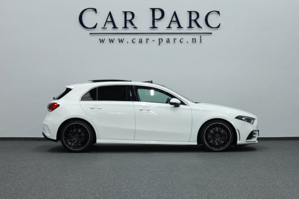Mercedes-Benz A-Klasse 250 AMG Line LED/SFEER/PANO/HALF LEER+S.VERWARMING/19" LMV/PDC/CRUISE/ECC/12 MND GARANTIE!