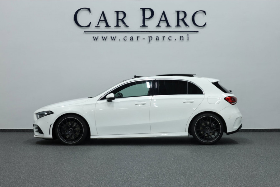Mercedes-Benz A-Klasse 250 AMG Line LED/SFEER/PANO/HALF LEER+S.VERWARMING/19" LMV/PDC/CRUISE/ECC/12 MND GARANTIE!