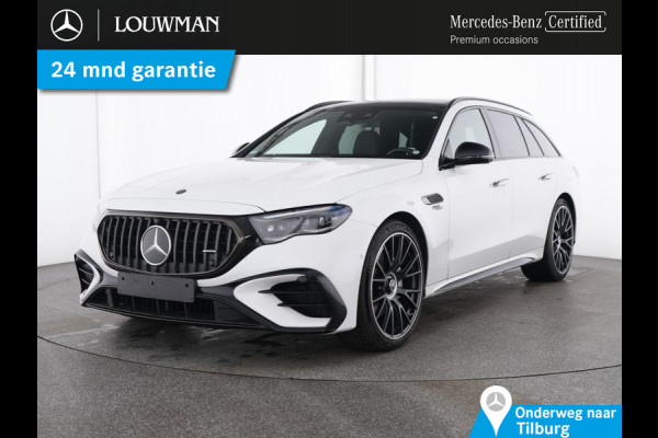 Mercedes-Benz E-Klasse Estate Mercedes-AMG 53 4MATIC+ Premium Plus | MBUX Superscreen | Trekhaak | Panorama Schuif-Kanteldak | AMG Night Pakket. Inclusief 24 maanden MB Certified garantie voor Europa.