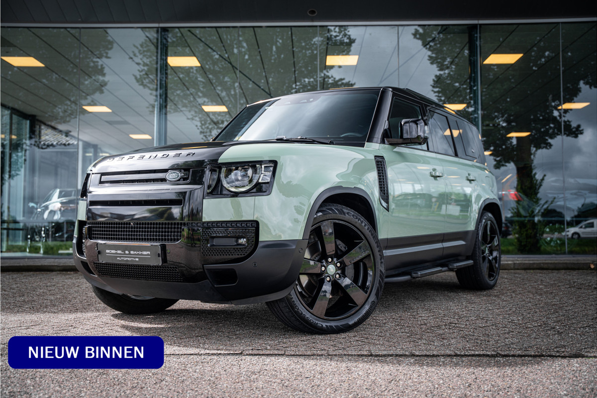 Land Rover Defender 110 2.0 P400e 110 X ** 75 Limited Edition ** Panodak ** Cold Climate ** Trekhaak ** Treeplanken NP 126 K ** EV Rijbereik tot 51km **