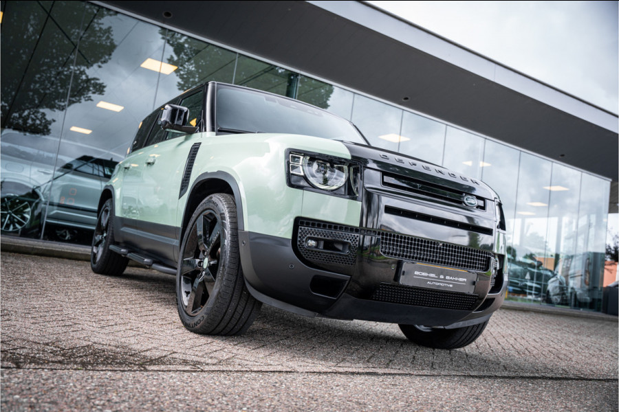 Land Rover Defender 110 2.0 P400e 110 X ** 75 Limited Edition ** Panodak ** Cold Climate ** Trekhaak ** Treeplanken NP 126 K ** EV Rijbereik tot 51km **