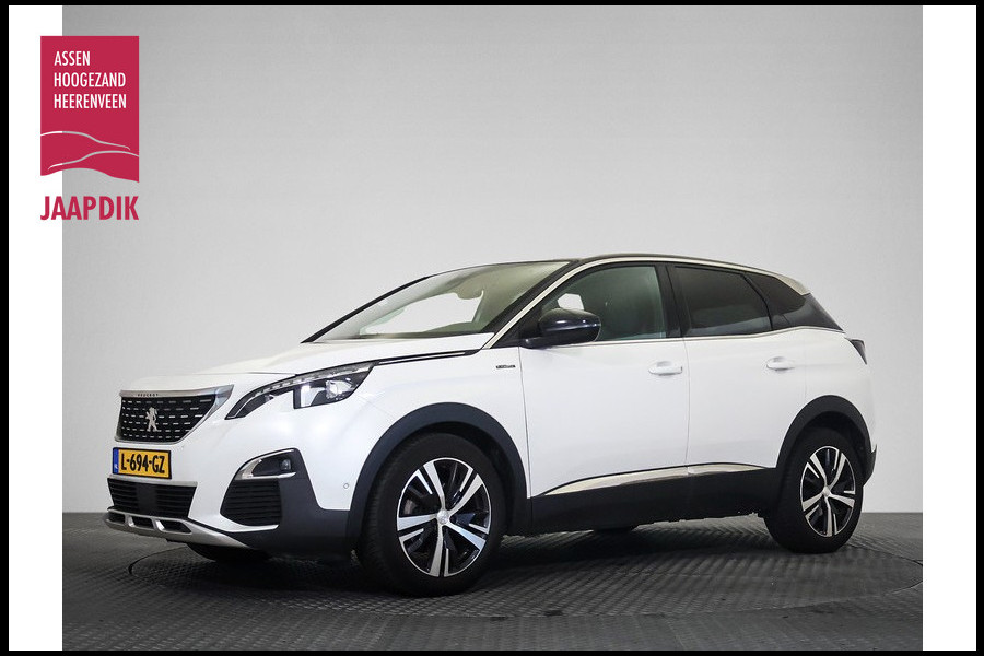 Peugeot 3008 BWJ 2018 | 1.6T 165PK GT Line AUTOMAAT | CLIMA | NAVI | LEDER/STOF | STOELVERW | TWO TONE | CARPLAY | PDC 2X | 18'' LMV