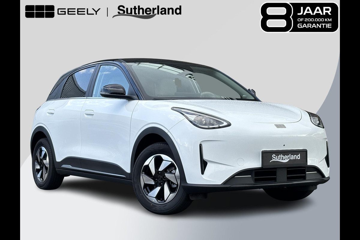 GEELY E2 Ultra 47 kWh 115 PK | Pre-order nu ! | 345km Actieradius | Stoel- & Stuurverwarming | 540° Panoramische Camera | Elektrisch Achterklep | Draadloze oplader |