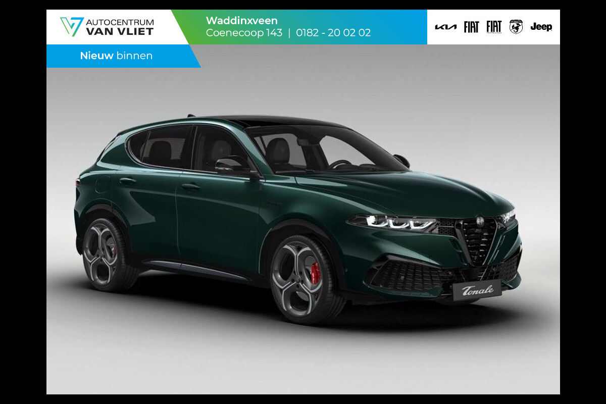 Alfa Romeo Tonale 1.3 Ibrida Plug-In Q4 270pk AWD Veloce | Teck Pack | Schuif/Kanteldak | Harman Kardon | 20"  | Bicolore