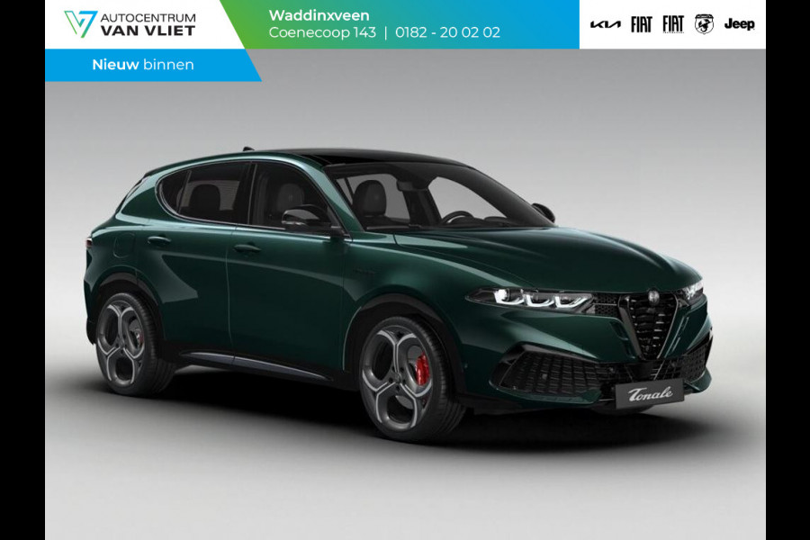 Alfa Romeo Tonale 1.3 Ibrida Plug-In Q4 270pk AWD Veloce | Teck Pack | Schuif/Kanteldak | Harman Kardon | 20"  | Bicolore