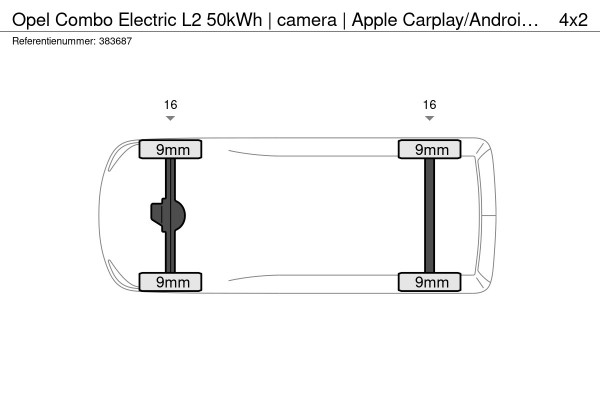 Opel Combo Electric L2 50kWh | camera | Apple Carplay/Android Auto  | laadruimtebetimmering | Comfort stoelen | rijklaarprijs