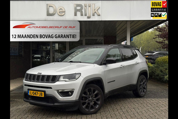 Jeep Compass 1.3T S | 1e Eigenaar | Leder, Memory, Carplay/Android, Camera, Navi, Afn. Trekhaak, Stoel+Stuurverw., DAB | NAP |