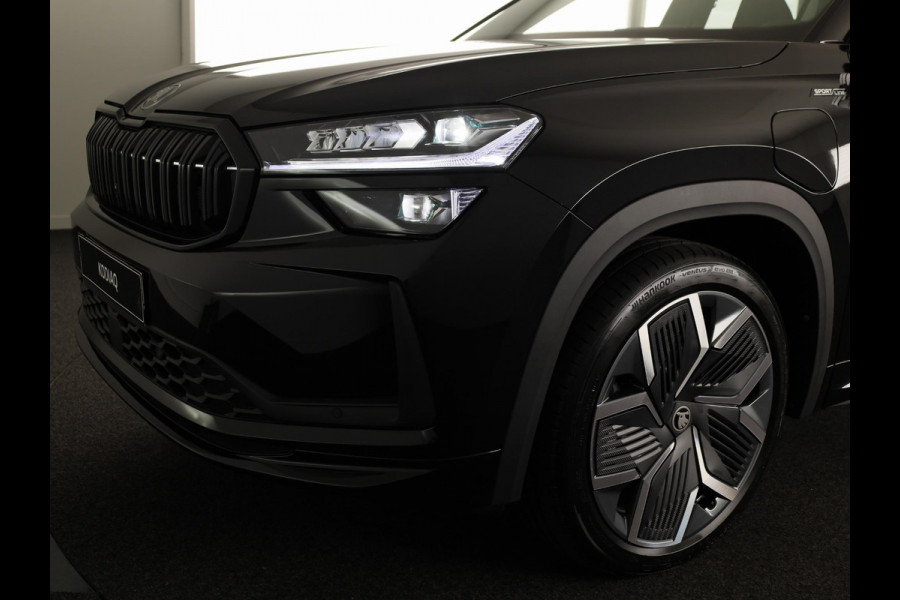 Škoda Kodiaq 1.5 TSI PHEV 204pk Sportline Business 204pk | Panoramadak | Trekhaak | Elektrisch verstelbare voorstoel met geheugen | Verwarmbare voorstoelen en achterbank |  Verlengde garantie |