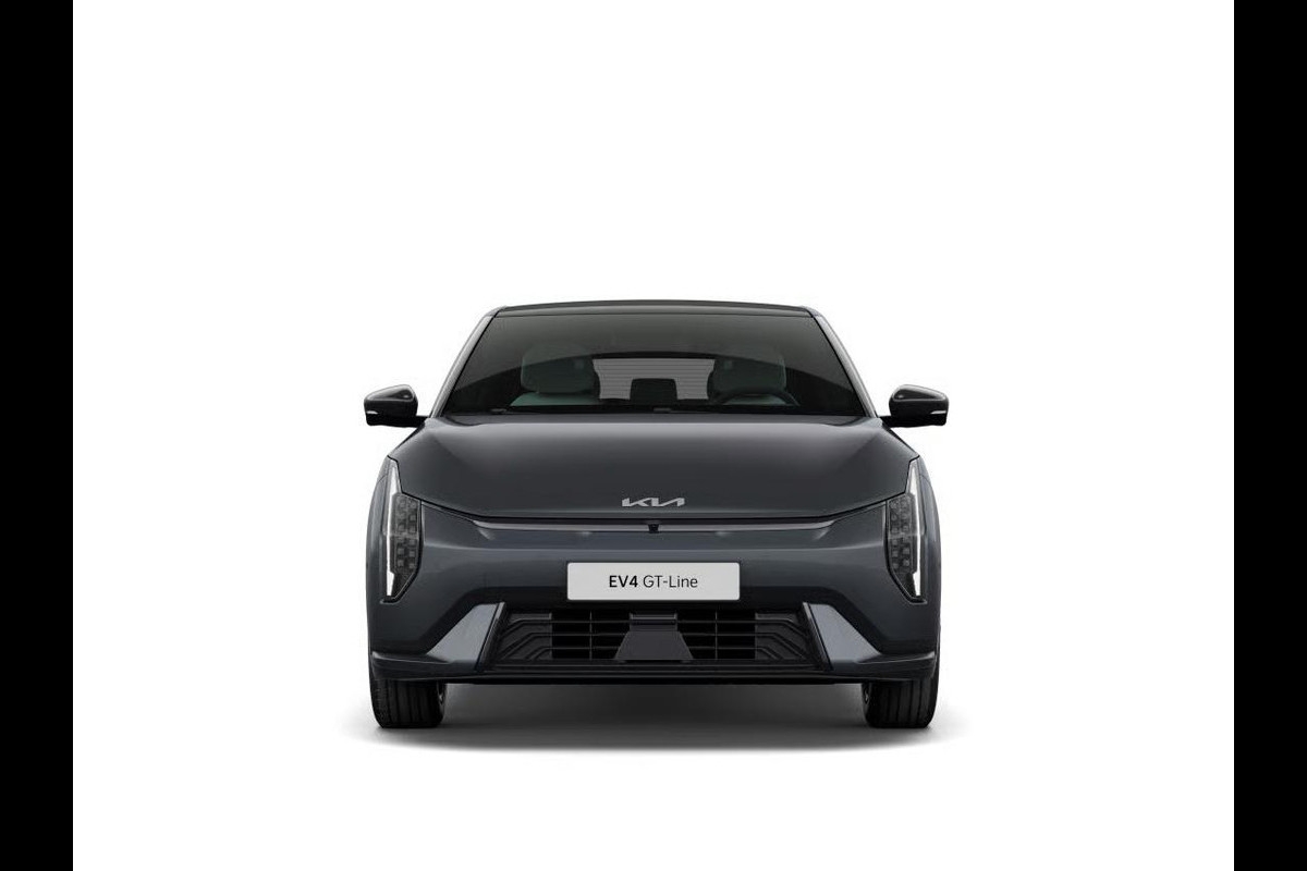 Kia EV4 GT-PlusLine 81.4 kWh | Actieprijs* | Navi. | Clima. | Adapt. Cruise. | Dodehoekcamera | Glazen Schuif-/Kanteldak | Harman Kardon | GT-Line Vegan Lederen Stoelbekleding | Slimme Parkeerassistentie