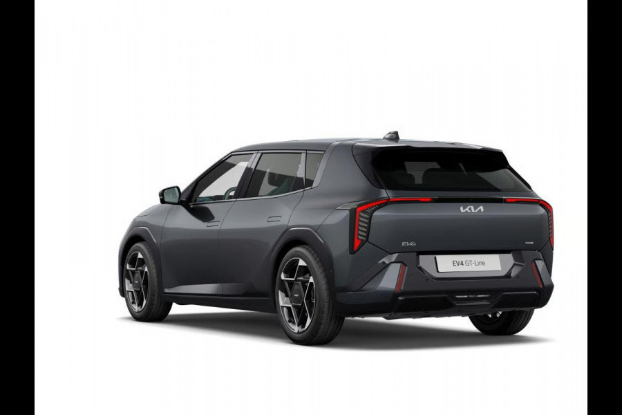 Kia EV4 GT-PlusLine 81.4 kWh | Actieprijs* | Navi. | Clima. | Adapt. Cruise. | Dodehoekcamera | Glazen Schuif-/Kanteldak | Harman Kardon | GT-Line Vegan Lederen Stoelbekleding | Slimme Parkeerassistentie