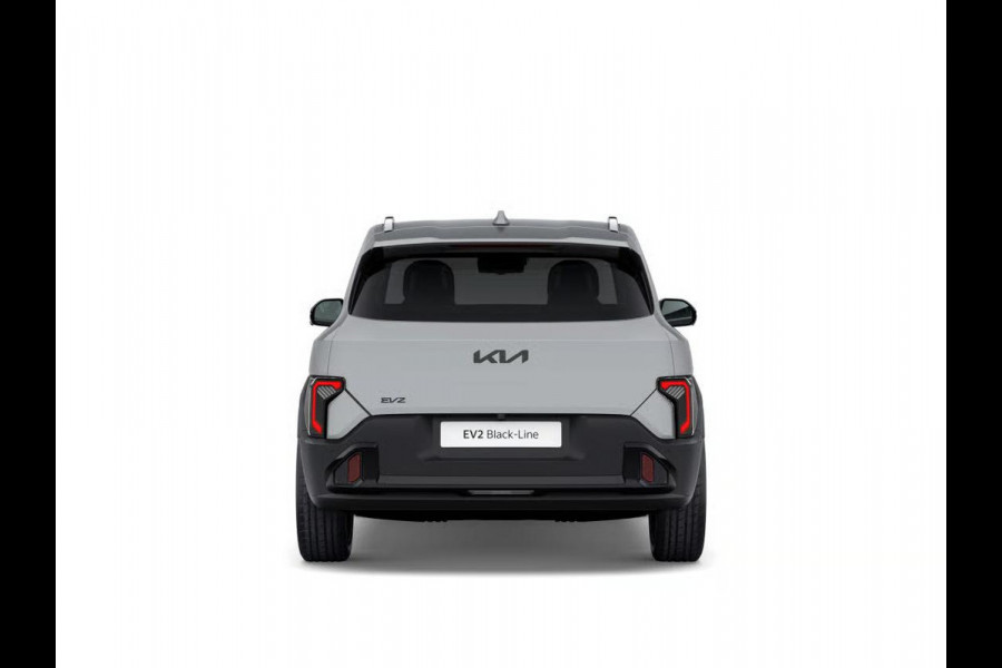 Kia EV2 Black-Line 61 kWh | 5p. | Actieprijs* | Navi. | Clima. | Adapt. Cruise | Stoel&Stuur Verwarming | Dakrails | 15L Frunk | Harman Kardon | Glazen Kanteldak | Vegan Lederen Stoelbekleding 'Black-Line' | Dodehoekcamera