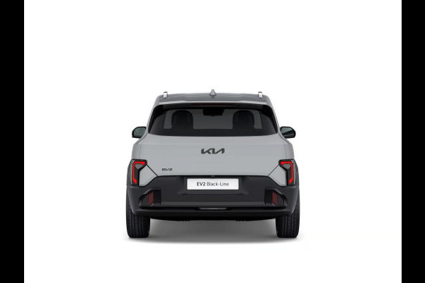 Kia EV2 Black-Line 61 kWh | 5p. | Actieprijs* | Navi. | Clima. | Adapt. Cruise | Stoel&Stuur Verwarming | Dakrails | 15L Frunk | Harman Kardon | Glazen Kanteldak | Vegan Lederen Stoelbekleding 'Black-Line' | Dodehoekcamera