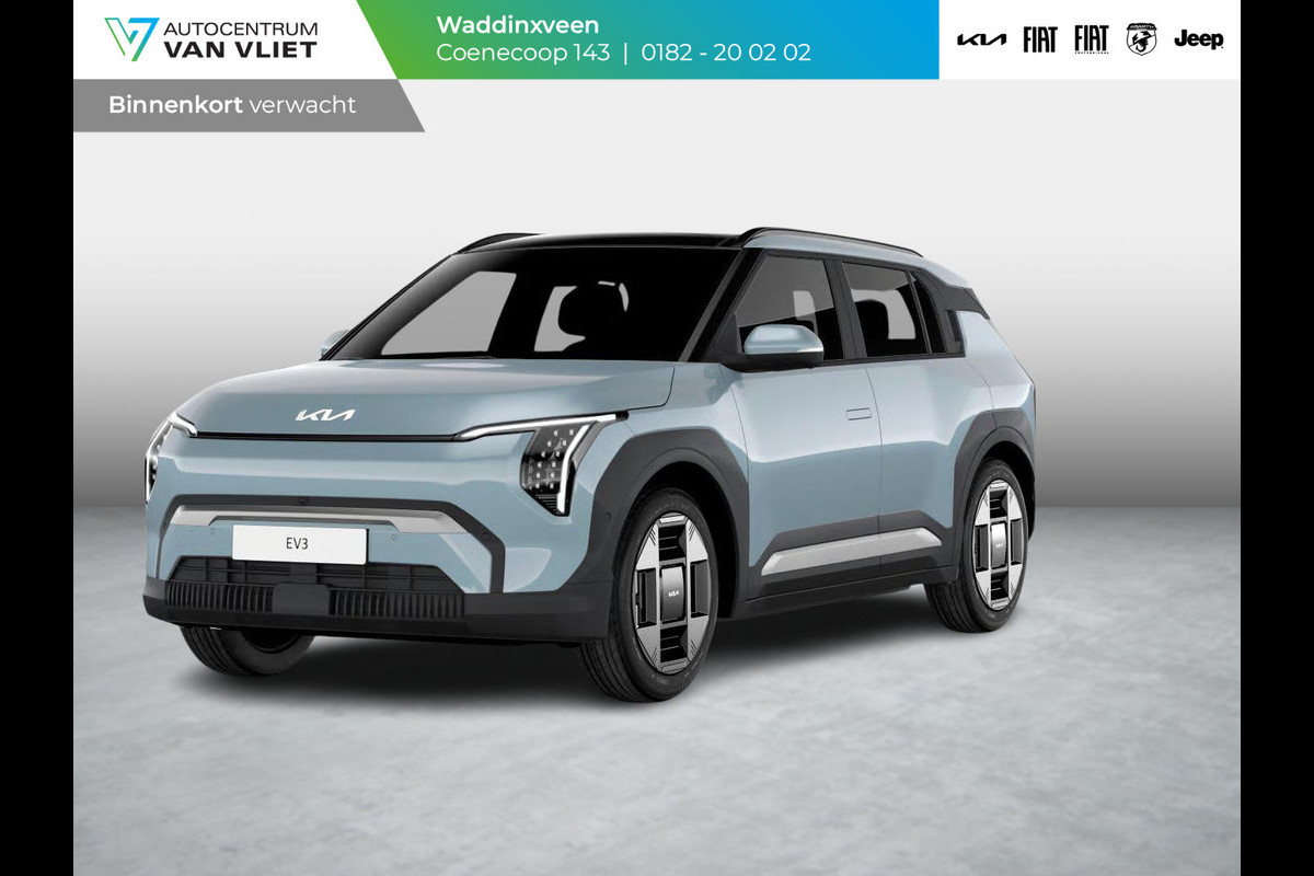 Kia EV3 Plus 81.4 kWh | Navi. | Clima. | Adapt. Cruise. | Dodehoekassistentie | Stoel&Stuur Verwarming | Privacy Glass