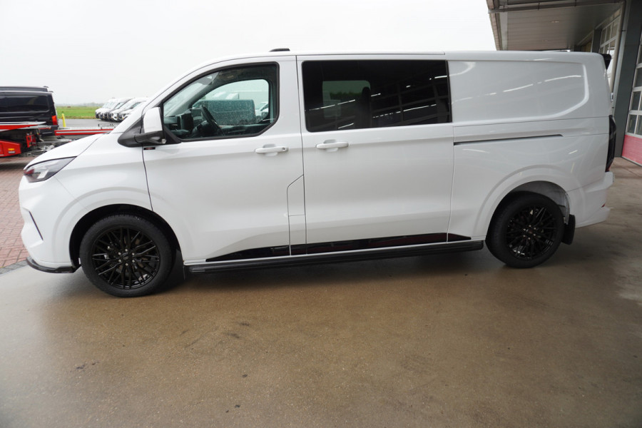 Ford Transit Custom 320L 2.0 TDCI 170PK L2H1 Limited DubbelCabine Automaat Schuifdeur L/R Nr. V093 | Airco | Adap.Cruise | Navi | 360 Camera / 19 inch LM Velgen DEMO