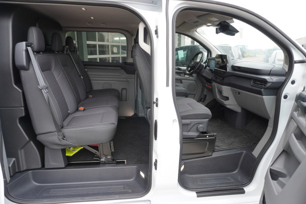 Ford Transit Custom 320L 2.0 TDCI 170PK L2H1 Limited DubbelCabine Automaat Schuifdeur L/R Nr. V093 | Airco | Adap.Cruise | Navi | 360 Camera / 19 inch LM Velgen DEMO