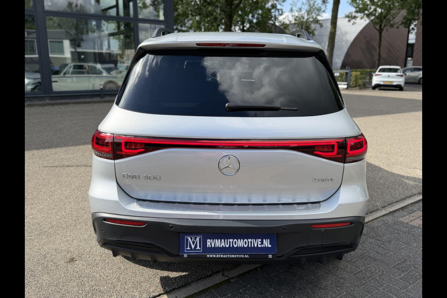 Mercedes-Benz EQB 300 4MATIC AMG Line 7p. 67 kWh | SOH 98% | NIGHT PAKKET | 360 CAMERA| 7 PERSOONS | RIJKLAAR + 12 MND BOVAG GARANTIE | STOEL VERWARMING | DODE HOEK |