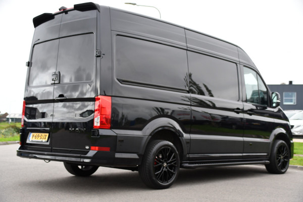 MAN TGE 3.180 35 2.0 L3H3 Black Edition Full Options! Adaptieve Cruise, Camera, Carplay, LED, 2 x Schuifdeur, Leder, Clima, Stoelverwarming, Automaat, 177pk, Uniek!