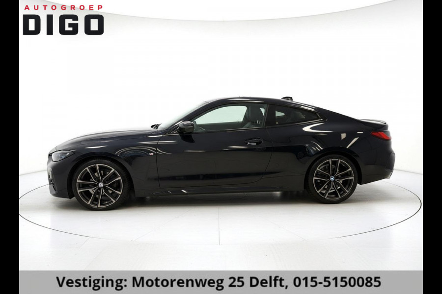 BMW 4 Serie Coupé 420i High Executive M-Pakket GARANTIE TOT 07-2032* . PANORAMA-DAK . PARKEERSENSOREN VOOR & ACHTER . STOELVERWARMING . 1E EIGENAAR! .