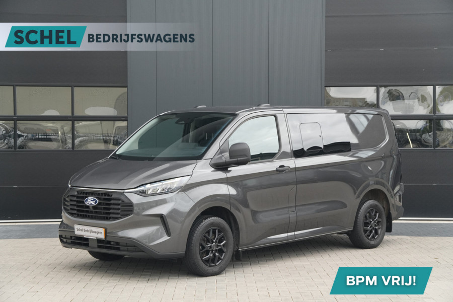 Ford Transit Custom 320 2.0 TDCI L1H1 Trend DC 136pk 6 Zits - Trekhaak - Stoel/Stuurverwarming - LED - Carplay/Android - Cruise - Rijklaar