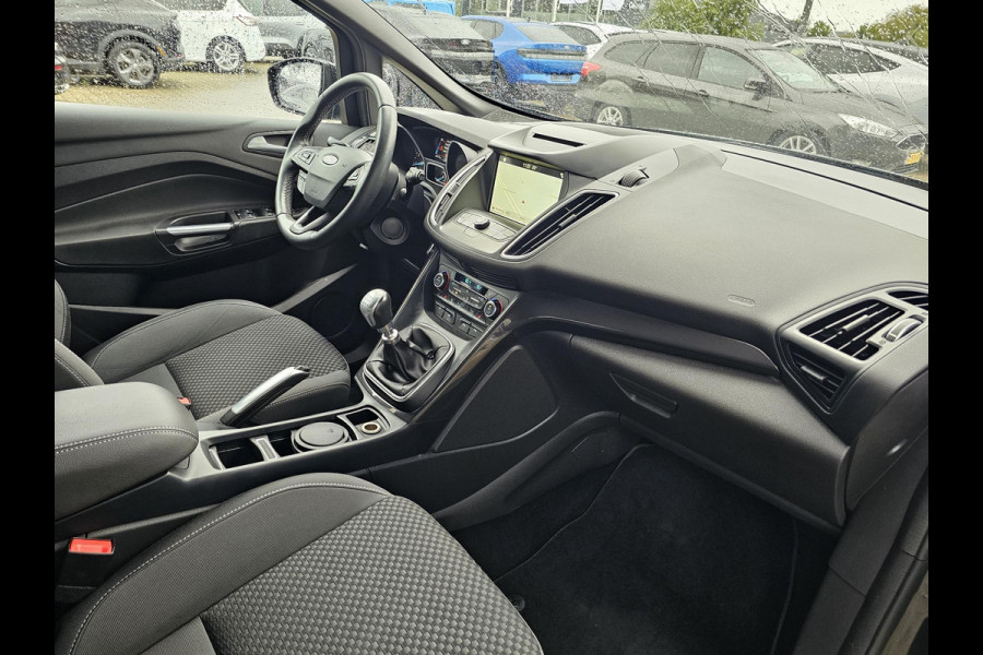 Ford C-MAX 1.0 Titanium Dealeronderhouden | Zéér complete uitvoering | Trekhaak | Bi-xenon koplampen | Achteruitrijcamera | Automatisch inparkeren | Navigatie etc.