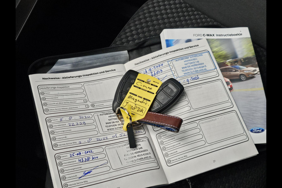 Ford C-MAX 1.0 Titanium Dealeronderhouden | Zéér complete uitvoering | Trekhaak | Bi-xenon koplampen | Achteruitrijcamera | Automatisch inparkeren | Navigatie etc.