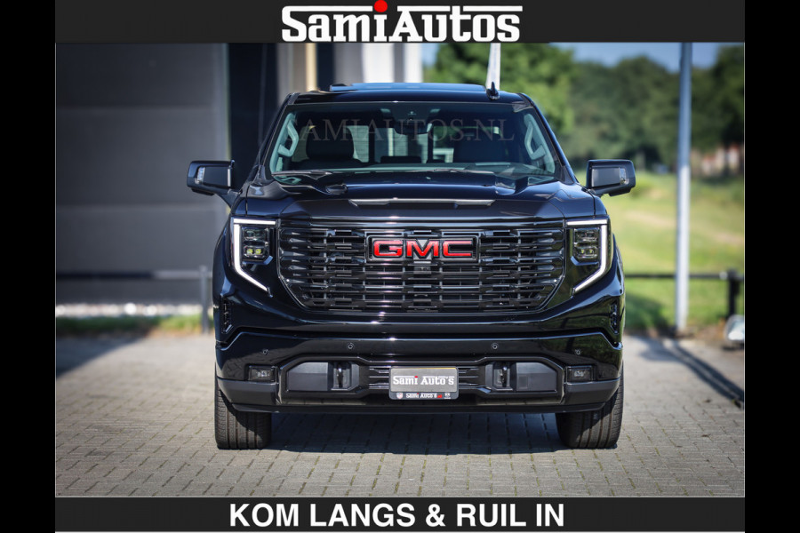 GMC Sierra DENALI 6.2 V8 426PK Full Option | De Meest Luxe Pick-Up in zijn Klasse | Comfortabele Dubbele Cabine met Royale 5 Zitplaatsen | BPM vrij | Nu Leverbaar uit Voorraad | Voorraad Nr 2058 | De specialist in Amerikaanse pick‑ups in Nederland en Europa.