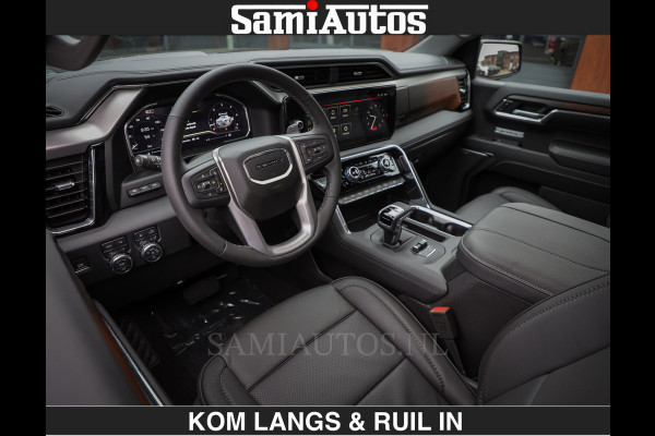GMC Sierra DENALI 6.2 V8 426PK Full Option | De Meest Luxe Pick-Up in zijn Klasse | Comfortabele Dubbele Cabine met Royale 5 Zitplaatsen | BPM vrij | Nu Leverbaar uit Voorraad | Voorraad Nr 2058 | De specialist in Amerikaanse pick‑ups in Nederland en Europa.