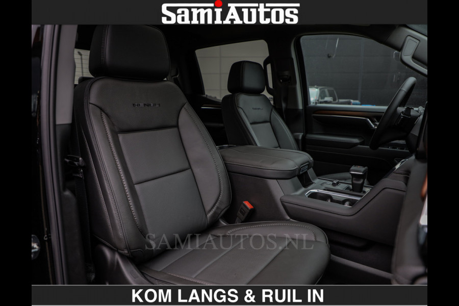 GMC Sierra DENALI 6.2 V8 426PK Full Option | De Meest Luxe Pick-Up in zijn Klasse | Comfortabele Dubbele Cabine met Royale 5 Zitplaatsen | BPM vrij | Nu Leverbaar uit Voorraad | Voorraad Nr 2058 | De specialist in Amerikaanse pick‑ups in Nederland en Europa.