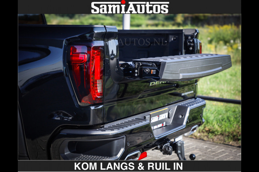GMC Sierra DENALI 6.2 V8 426PK Full Option | De Meest Luxe Pick-Up in zijn Klasse | Comfortabele Dubbele Cabine met Royale 5 Zitplaatsen | BPM vrij | Nu Leverbaar uit Voorraad | Voorraad Nr 2058 | De specialist in Amerikaanse pick‑ups in Nederland en Europa.