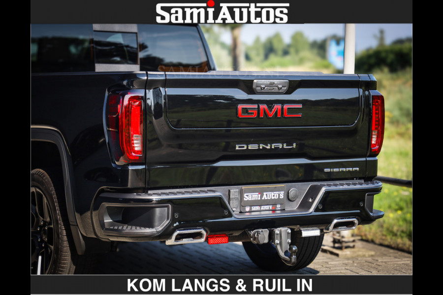 GMC Sierra DENALI 6.2 V8 426PK Full Option | De Meest Luxe Pick-Up in zijn Klasse | Comfortabele Dubbele Cabine met Royale 5 Zitplaatsen | BPM vrij | Nu Leverbaar uit Voorraad | Voorraad Nr 2058 | De specialist in Amerikaanse pick‑ups in Nederland en Europa.