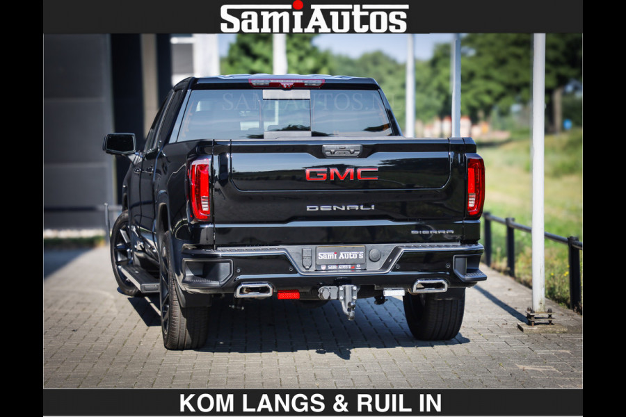 GMC Sierra DENALI 6.2 V8 426PK Full Option | De Meest Luxe Pick-Up in zijn Klasse | Comfortabele Dubbele Cabine met Royale 5 Zitplaatsen | BPM vrij | Nu Leverbaar uit Voorraad | Voorraad Nr 2058 | De specialist in Amerikaanse pick‑ups in Nederland en Europa.