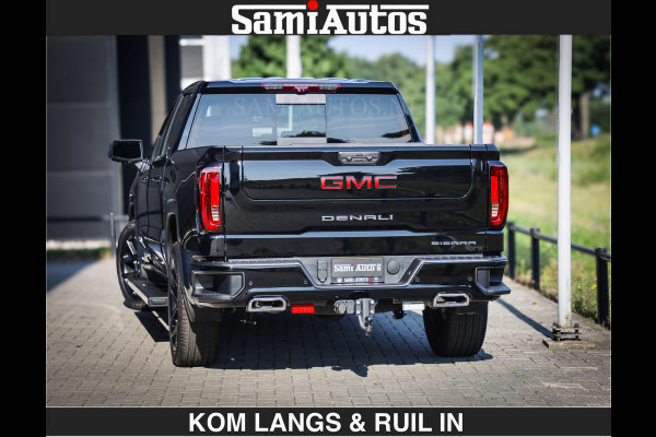 GMC Sierra DENALI 6.2 V8 426PK Full Option | De Meest Luxe Pick-Up in zijn Klasse | Comfortabele Dubbele Cabine met Royale 5 Zitplaatsen | BPM vrij | Nu Leverbaar uit Voorraad | Voorraad Nr 2058 | De specialist in Amerikaanse pick‑ups in Nederland en Europa.
