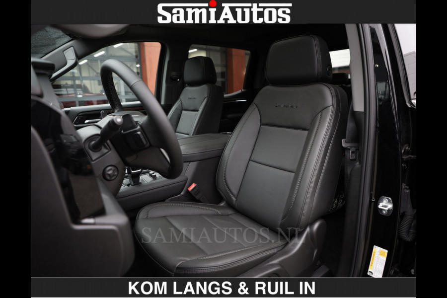 GMC Sierra DENALI 6.2 V8 426PK Full Option | De Meest Luxe Pick-Up in zijn Klasse | Comfortabele Dubbele Cabine met Royale 5 Zitplaatsen | BPM vrij | Nu Leverbaar uit Voorraad | Voorraad Nr 2058 | De specialist in Amerikaanse pick‑ups in Nederland en Europa.