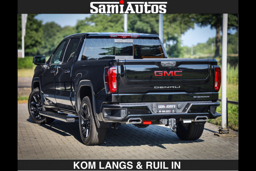 GMC Sierra DENALI 6.2 V8 426PK Full Option | De Meest Luxe Pick-Up in zijn Klasse | Comfortabele Dubbele Cabine met Royale 5 Zitplaatsen | BPM vrij | Nu Leverbaar uit Voorraad | Voorraad Nr 2058 | De specialist in Amerikaanse pick‑ups in Nederland en Europa.