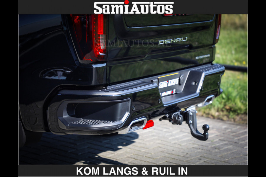 GMC Sierra DENALI 6.2 V8 426PK Full Option | De Meest Luxe Pick-Up in zijn Klasse | Comfortabele Dubbele Cabine met Royale 5 Zitplaatsen | BPM vrij | Nu Leverbaar uit Voorraad | Voorraad Nr 2058 | De specialist in Amerikaanse pick‑ups in Nederland en Europa.