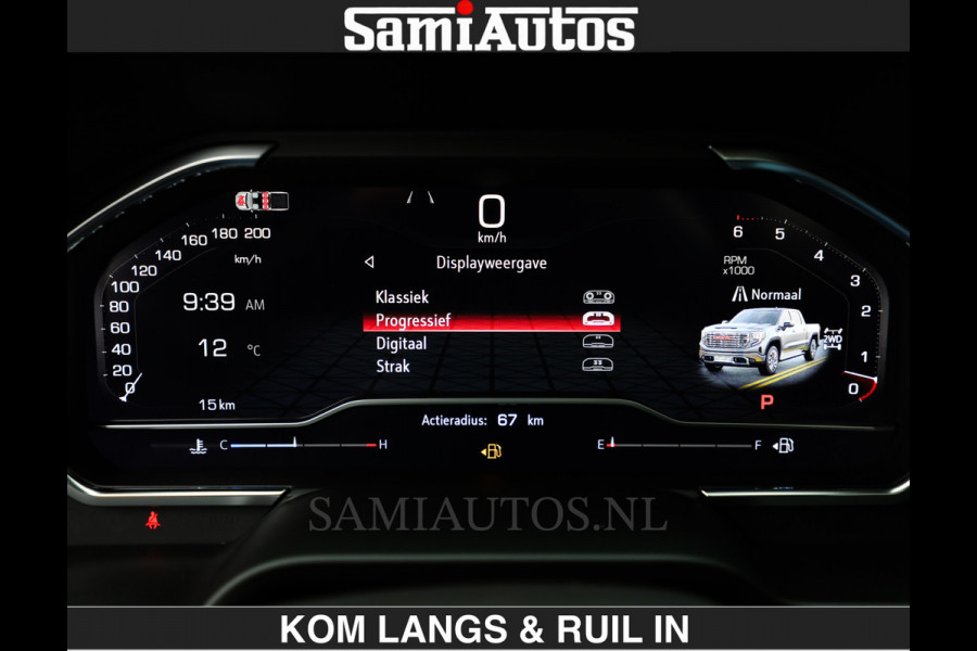 GMC Sierra DENALI 6.2 V8 426PK Full Option | De Meest Luxe Pick-Up in zijn Klasse | Comfortabele Dubbele Cabine met Royale 5 Zitplaatsen | BPM vrij | Nu Leverbaar uit Voorraad | Voorraad Nr 2058 | De specialist in Amerikaanse pick‑ups in Nederland en Europa.