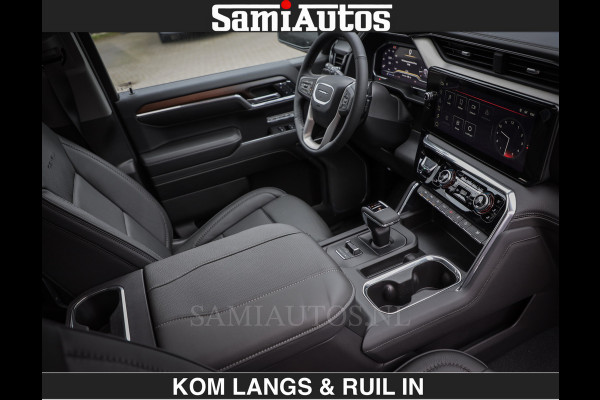 GMC Sierra DENALI 6.2 V8 426PK Full Option | De Meest Luxe Pick-Up in zijn Klasse | Comfortabele Dubbele Cabine met Royale 5 Zitplaatsen | BPM vrij | Nu Leverbaar uit Voorraad | Voorraad Nr 2058 | De specialist in Amerikaanse pick‑ups in Nederland en Europa.