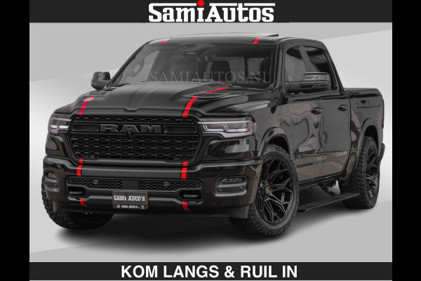 Dodge Ram Limited 540 PK | HUD | LUCHTVERING | MASSAGE | PASSAGIERSSCHERM | De Meest Luxe en Volle Pick-Up in zijn Klasse | Comfortabele Dubbele Cabine met Royale 5 Zitplaatsen | Voorraadnummer: 2370 - 5411 | De specialist in Amerikaanse pick‑ups in Nederland en Europa.