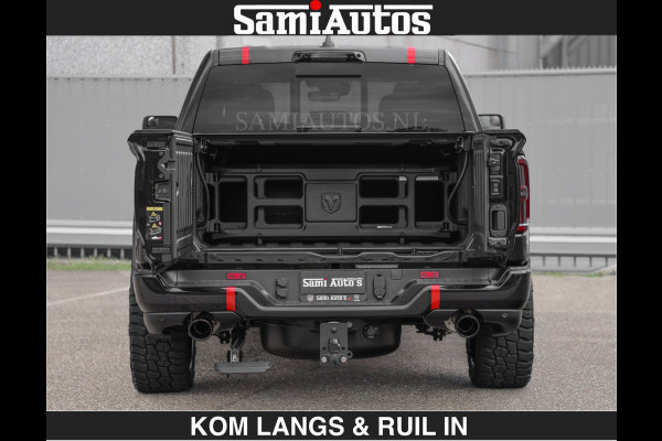 Dodge Ram Limited 540 PK | HUD | LUCHTVERING | MASSAGE | PASSAGIERSSCHERM | De Meest Luxe en Volle Pick-Up in zijn Klasse | Comfortabele Dubbele Cabine met Royale 5 Zitplaatsen | Voorraadnummer: 2370 - 5411 | De specialist in Amerikaanse pick‑ups in Nederland en Europa.