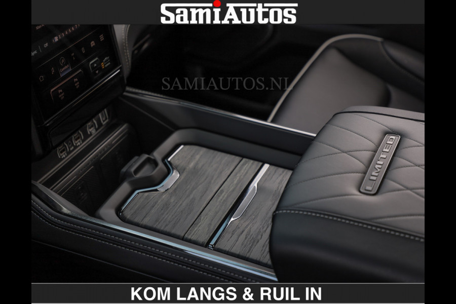 Dodge Ram Limited 540 PK | HUD | LUCHTVERING | MASSAGE | PASSAGIERSSCHERM | De Meest Luxe en Volle Pick-Up in zijn Klasse | Comfortabele Dubbele Cabine met Royale 5 Zitplaatsen | Voorraadnummer: 2370 - 5411 | De specialist in Amerikaanse pick‑ups in Nederland en Europa.