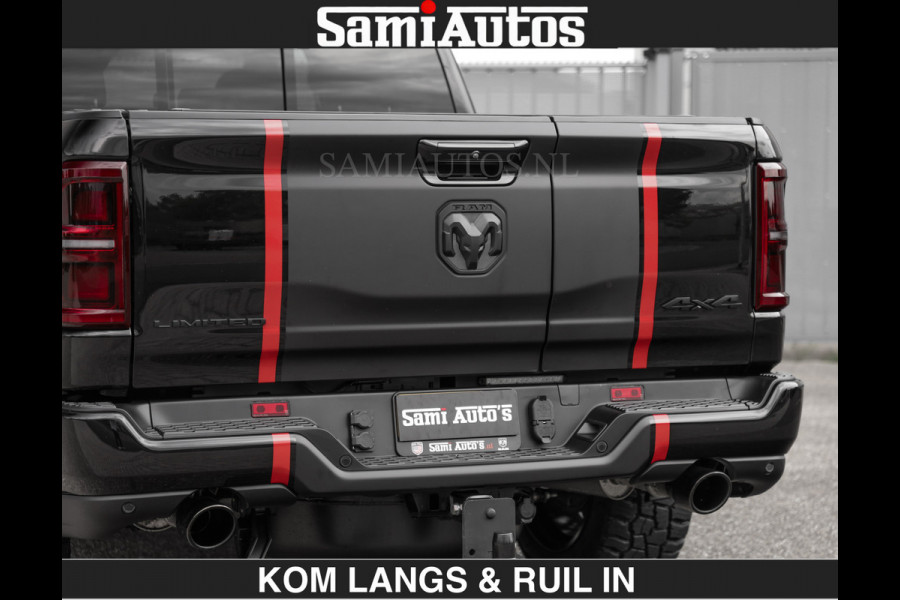 Dodge Ram Limited 540 PK | HUD | LUCHTVERING | MASSAGE | PASSAGIERSSCHERM | De Meest Luxe en Volle Pick-Up in zijn Klasse | Comfortabele Dubbele Cabine met Royale 5 Zitplaatsen | Voorraadnummer: 2370 - 5411 | De specialist in Amerikaanse pick‑ups in Nederland en Europa.