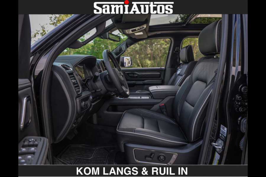 Dodge Ram Limited 540 PK | HUD | LUCHTVERING | MASSAGE | PASSAGIERSSCHERM | De Meest Luxe en Volle Pick-Up in zijn Klasse | Comfortabele Dubbele Cabine met Royale 5 Zitplaatsen | Voorraadnummer: 2370 - 5411 | De specialist in Amerikaanse pick‑ups in Nederland en Europa.